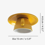 Load image into Gallery viewer, Birgitta Coffee Cups Ceramic Ceiling Light