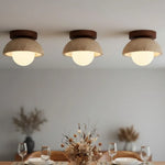 Load image into Gallery viewer, Bjorn Wabi-Sabi Travertine Ceiling Light