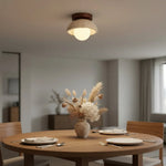 Load image into Gallery viewer, Bjorn Wabi-Sabi Travertine Ceiling Light