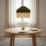 Load image into Gallery viewer, Boho Chic Macrame Dome Pendant Light