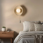 Load image into Gallery viewer, Ember Modern Bowl Ceramic Wall Sconce