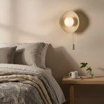 Load image into Gallery viewer, Ember Modern Bowl Ceramic Wall Sconce