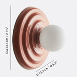 Load image into Gallery viewer, Ezrin Nordic Resin Globe Wall Light