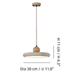 Load image into Gallery viewer, Katriina Vintage Travertine Circle Pendant Light