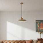 Load image into Gallery viewer, Katriina Vintage Travertine Circle Pendant Light