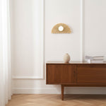 Charger l'image dans la visionneuse de la galerie, Applique murale ronde moderne et minimaliste en résine et verre