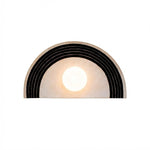 Charger l'image dans la visionneuse de la galerie, Applique murale ronde moderne et minimaliste en résine et verre