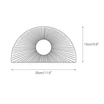 Charger l'image dans la visionneuse de la galerie, Applique murale ronde moderne et minimaliste en résine et verre