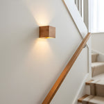 Load image into Gallery viewer, Modern Minimalist Wood Geometric Wall Sconce