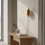 Load image into Gallery viewer, Rowan Minimalist Globe Glass Wall Sconce