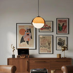 Load image into Gallery viewer, Signe Bauhaus Vintage Acrylic Pendant Light1.webp__PID:4a469dab-1ef6-420e-b756-89588ba22254