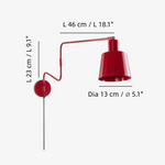 Load image into Gallery viewer, Torsten Minimalist Swing Arm Wall Light