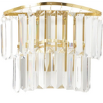 Load image into Gallery viewer, Varen Luxury Double Layer Glass Wall Sconce