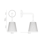 Load image into Gallery viewer, Vintage Antique Brass Conical Wall Sconce