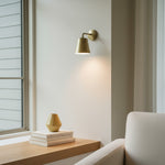 Load image into Gallery viewer, Vintage Antique Brass Conical Wall Sconce