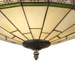 Charger l'image dans la visionneuse de la galerie, Plafonnier bol en vitrail style Tiffany vintage