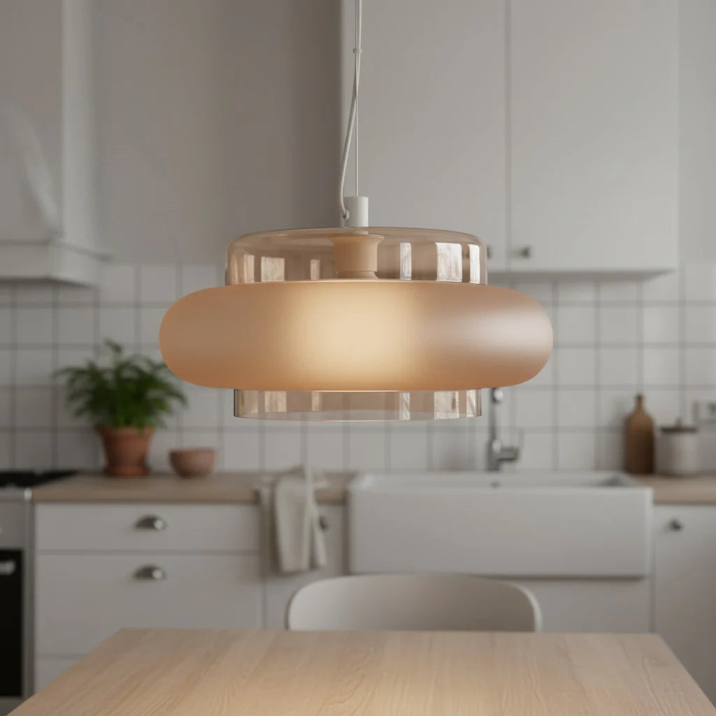 Annika Modern Layered Glass Pendant Light