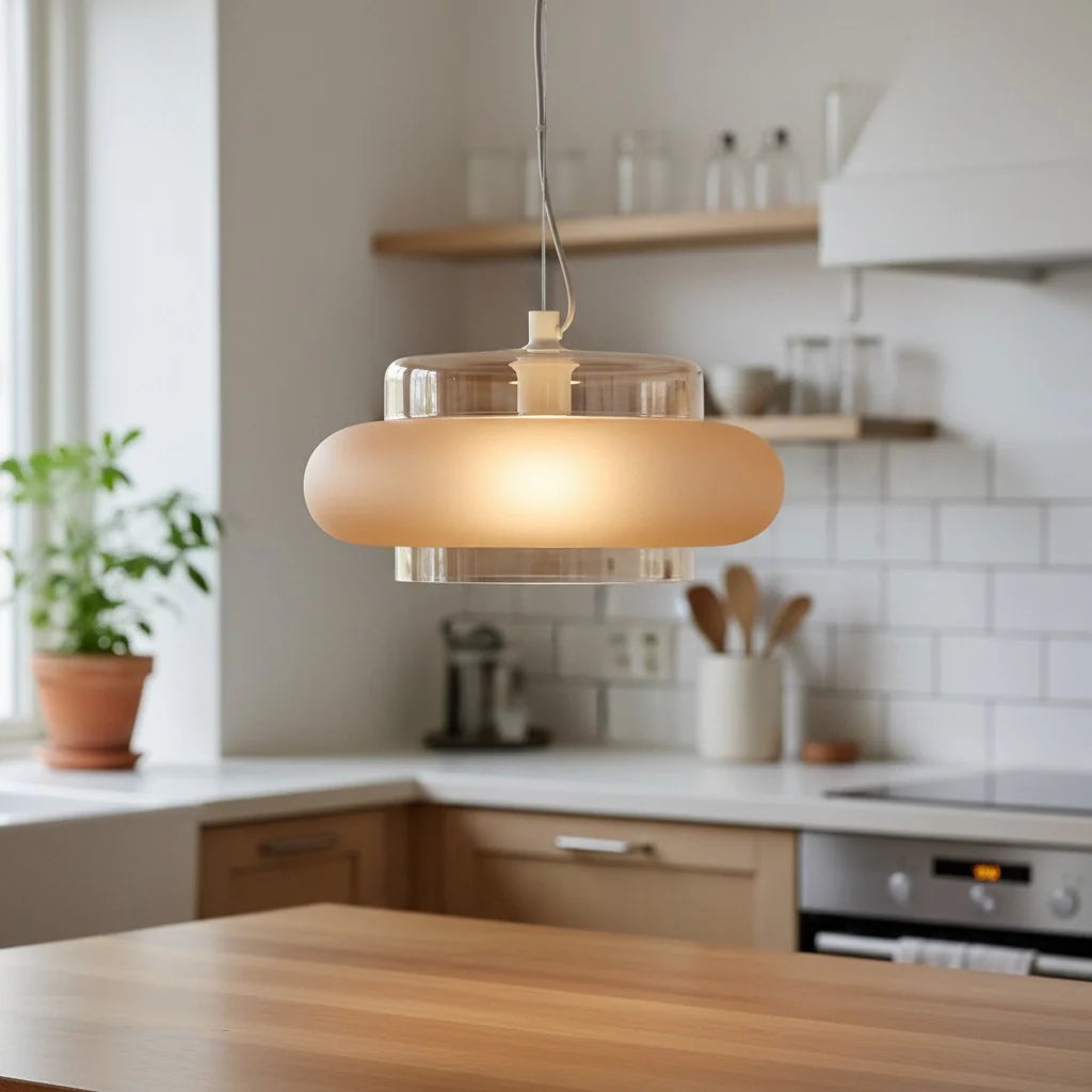 Annika Modern Layered Glass Pendant Light