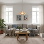 Load image into Gallery viewer, Annika Modern Layered Glass Pendant Light