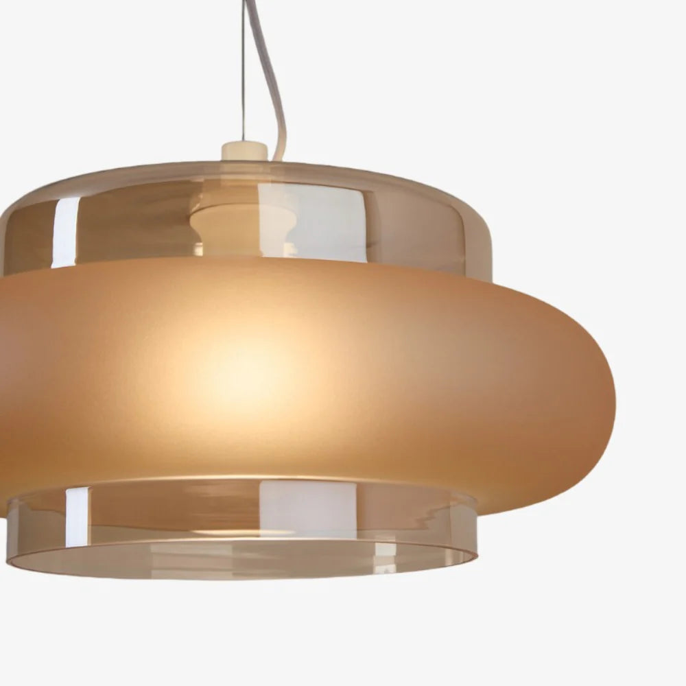 Annika Modern Layered Glass Pendant Light