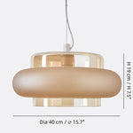 Load image into Gallery viewer, Annika Modern Layered Glass Pendant Light