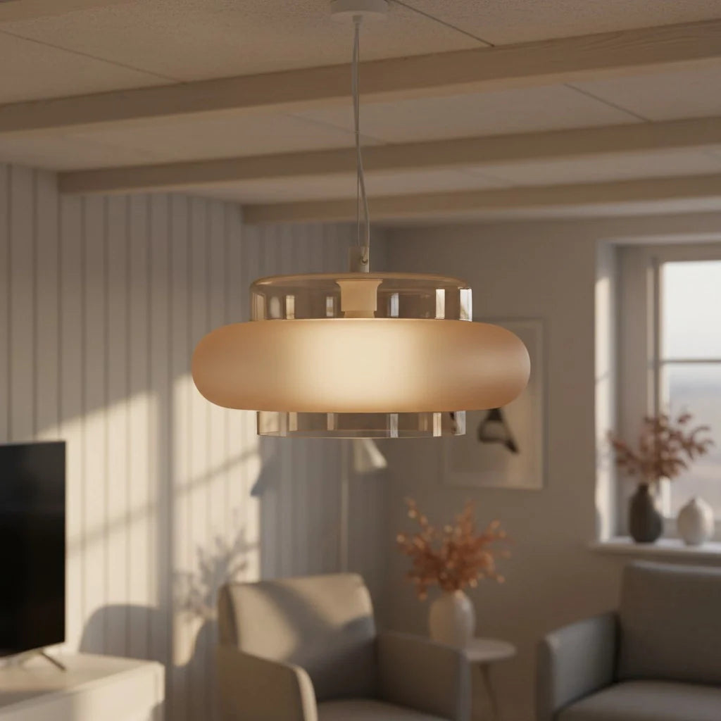 Annika Modern Layered Glass Pendant Light
