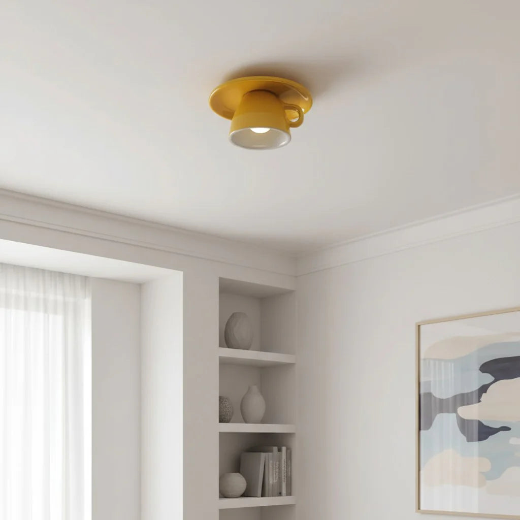 Birgitta Coffee Cups Ceramic Ceiling Light