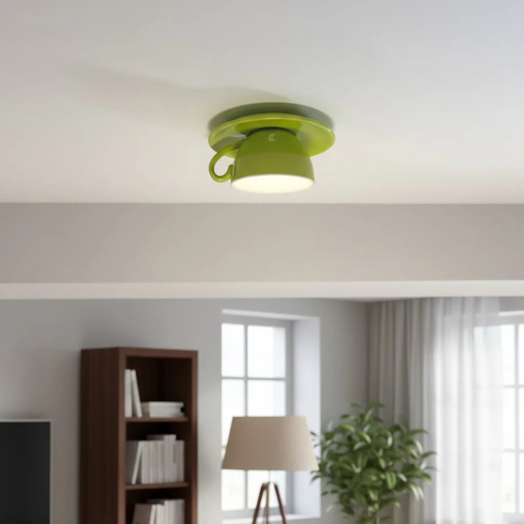 Birgitta Coffee Cups Ceramic Ceiling Light