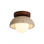 Load image into Gallery viewer, Bjorn Wabi-Sabi Travertine Ceiling Light