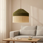 Load image into Gallery viewer, Boho Chic Macrame Dome Pendant Light