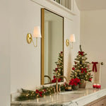 Load image into Gallery viewer, Kynance Retro Metal Linen Shade Wall Sconce