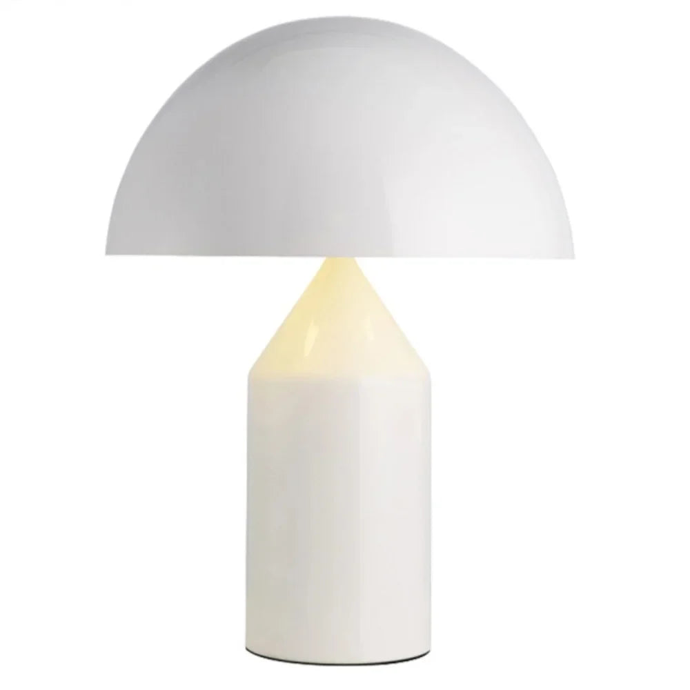 Corvin Modern Mushroom Shaped Metal Table Lamp