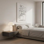 Load image into Gallery viewer, Corvin Modern Mushroom Shaped Metal Table Lamp