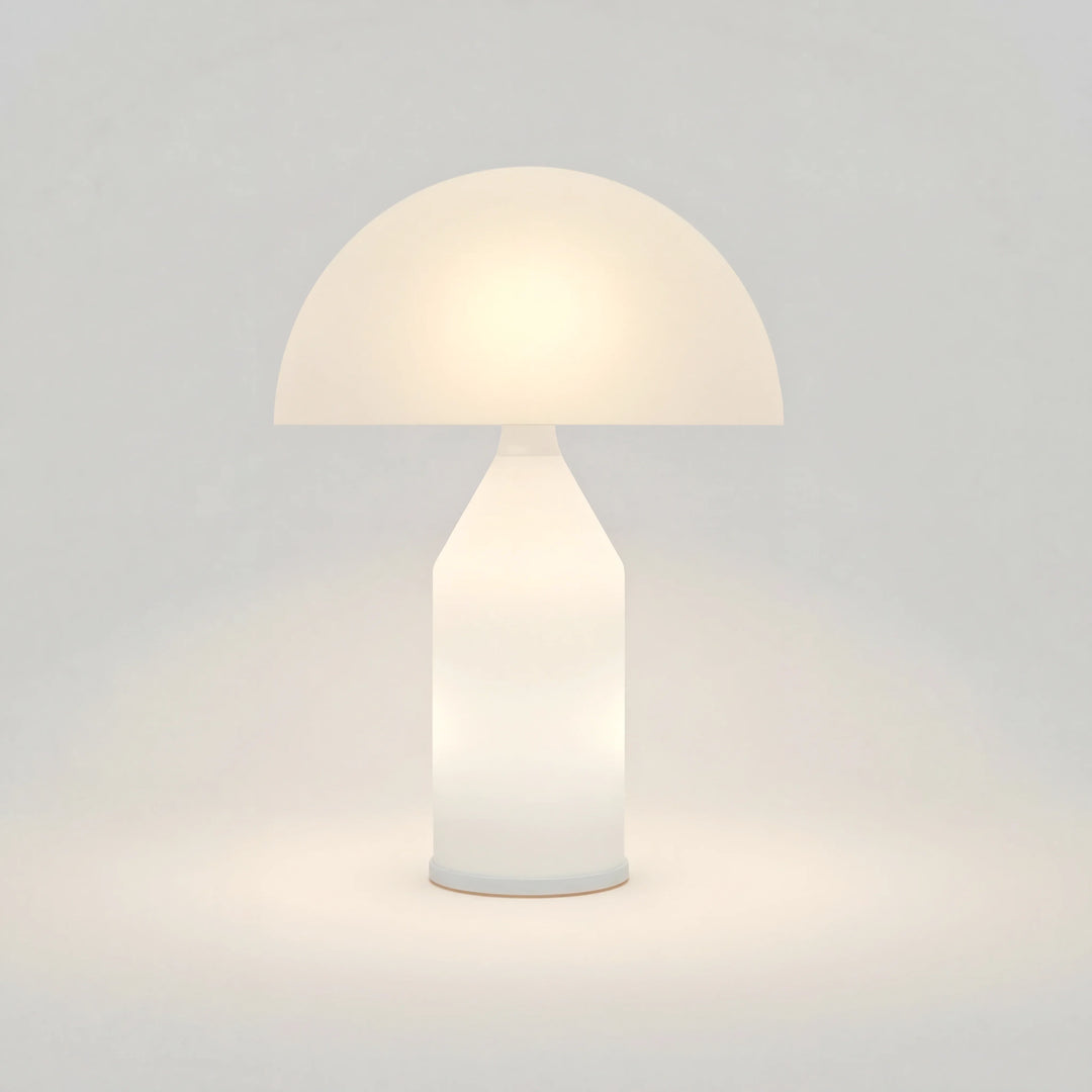 Corvin Modern Mushroom Shaped Metal Table Lamp