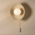 Load image into Gallery viewer, Ember Modern Bowl Ceramic Wall Sconce
