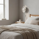 Load image into Gallery viewer, Ember Modern Bowl Ceramic Wall Sconce