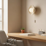 Load image into Gallery viewer, Ember Modern Bowl Ceramic Wall Sconce