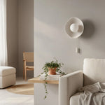 Load image into Gallery viewer, Ember Modern Bowl Ceramic Wall Sconce