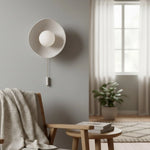 Load image into Gallery viewer, Ember Modern Bowl Ceramic Wall Sconce