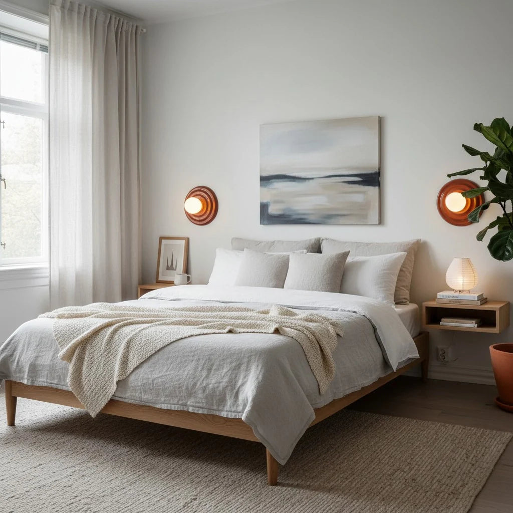 Ezrin Nordic Resin Globe Wall Light