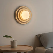 Ezrin Nordic Resin Globe Wall Light