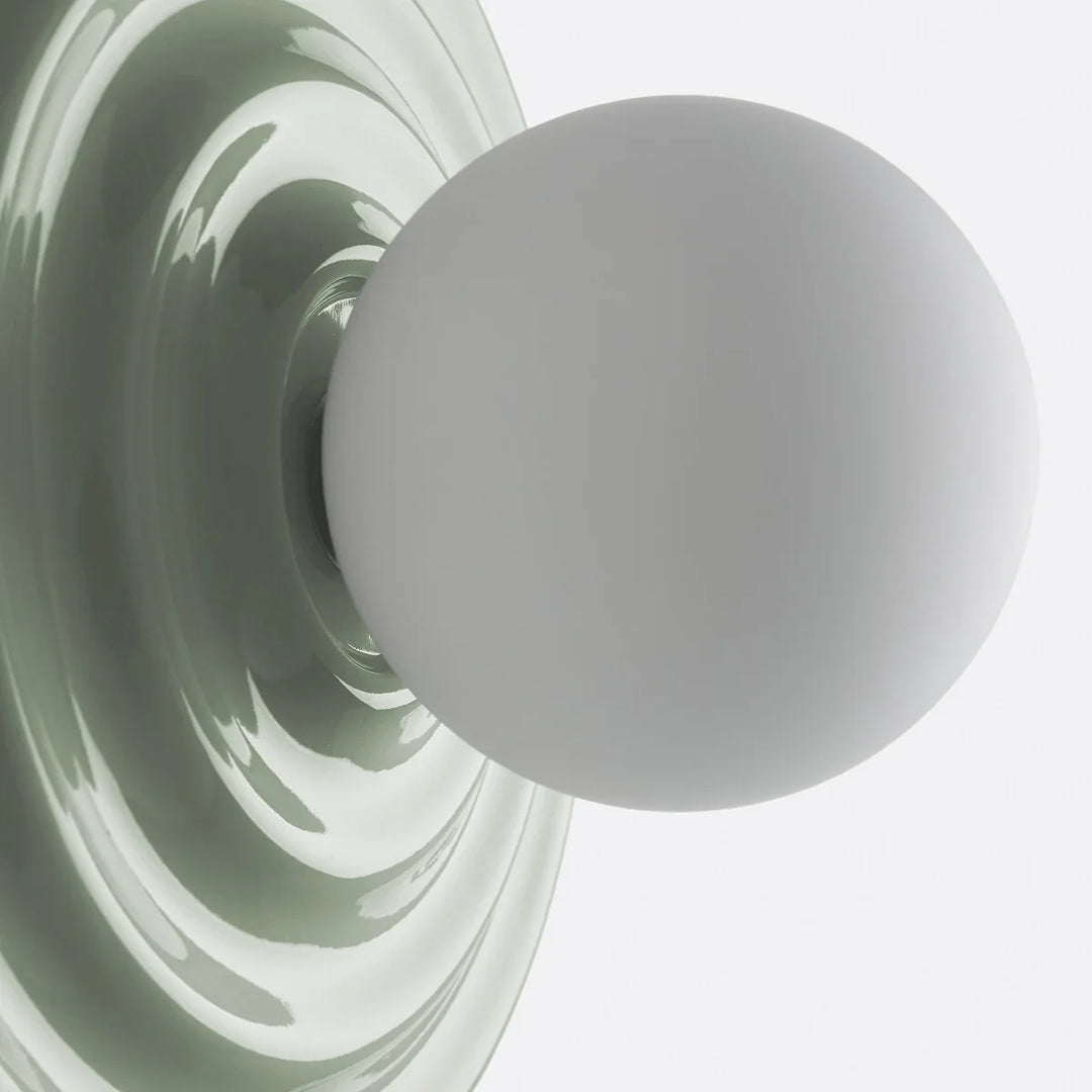 Ezrin Nordic Resin Globe Wall Light