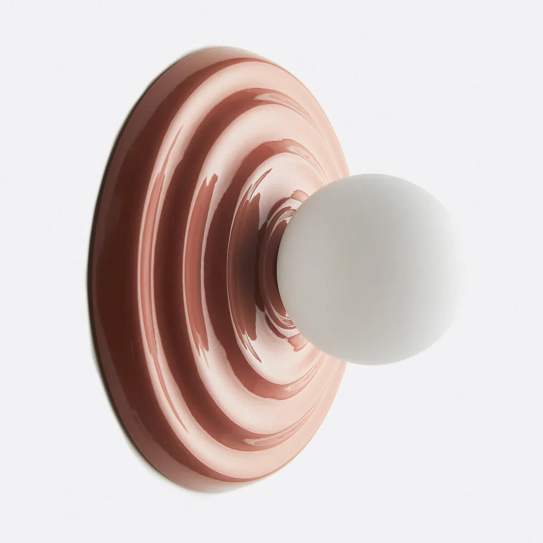 Ezrin Nordic Resin Globe Wall Light