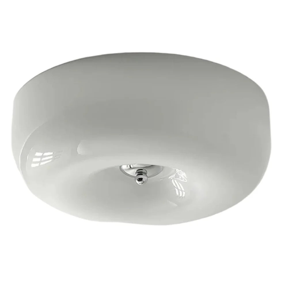Halcyon Modern Bauhaus Glass Round Ceiling Lamp