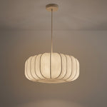 Load image into Gallery viewer, Japandi Natural Lantern Pendant Light