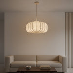 Load image into Gallery viewer, Japandi Natural Lantern Pendant Light