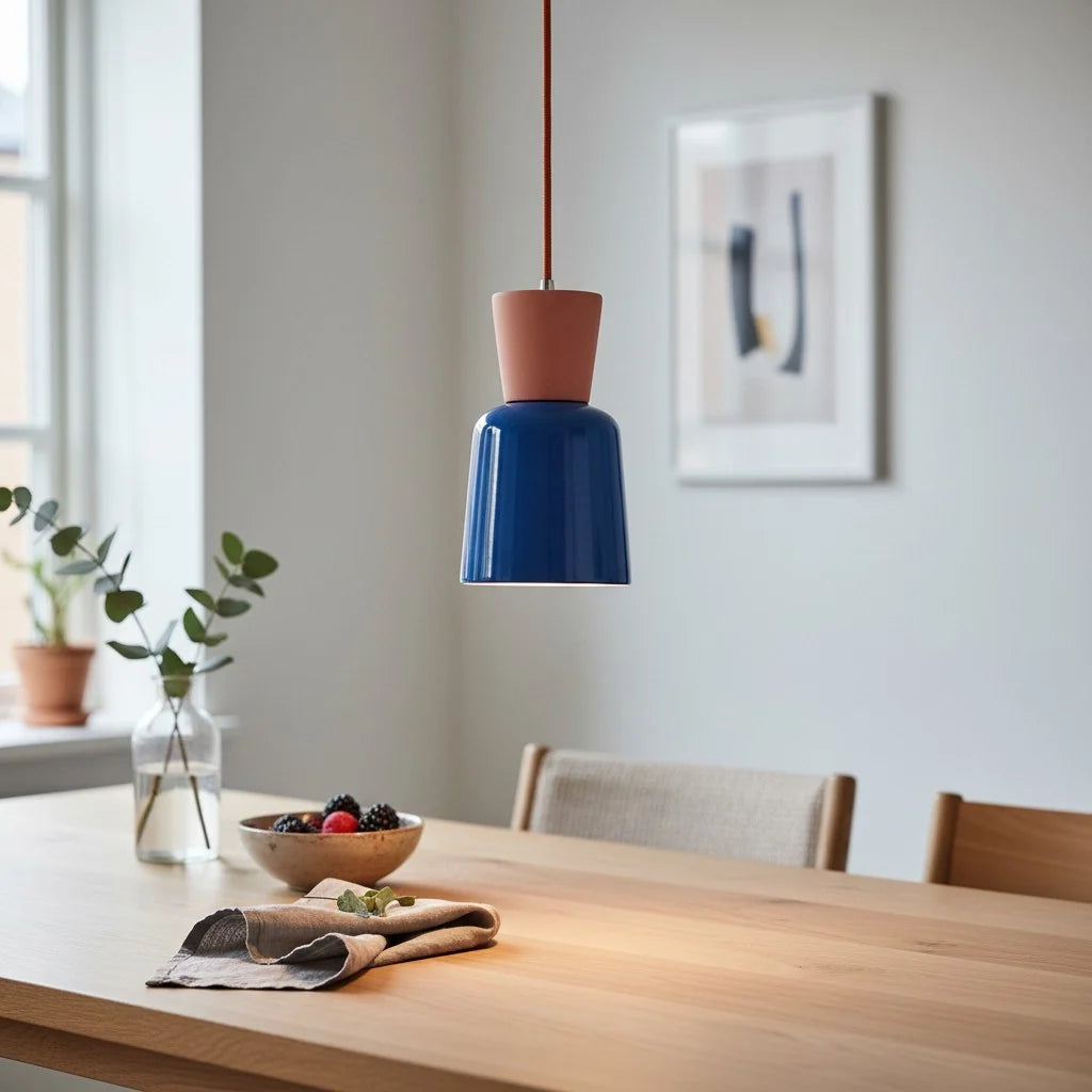 Jesper Modern Colored Iron-Ceramic Pendant Light