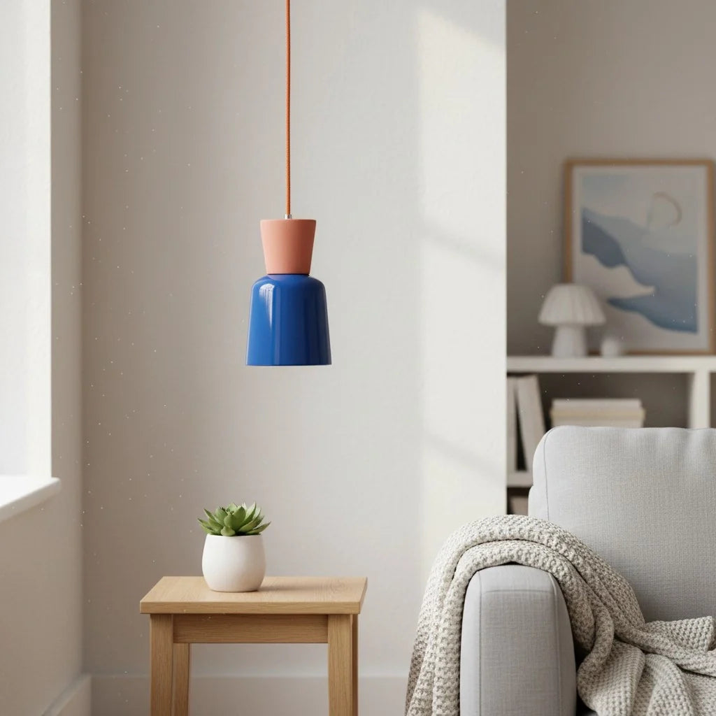 Jesper Modern Colored Iron-Ceramic Pendant Light