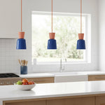 Load image into Gallery viewer, Jesper Modern Colored Iron-Ceramic Pendant Light