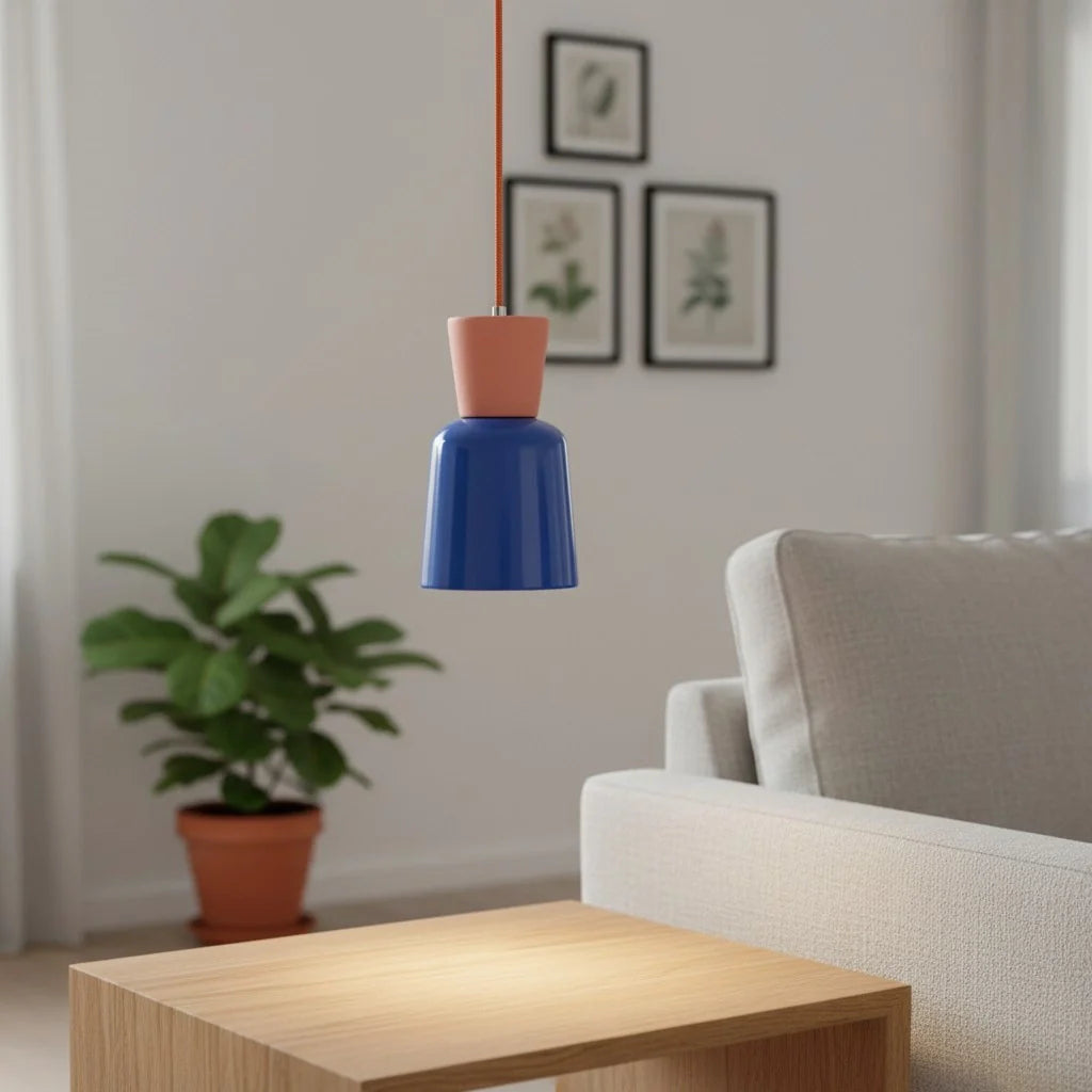 Jesper Modern Colored Iron-Ceramic Pendant Light